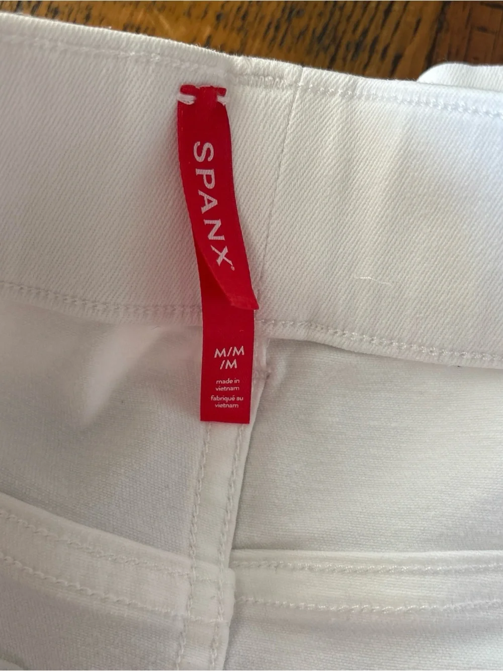 SPANX White Jeans- size Medium